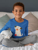 Dog With A Ball T-shirt -Jay Fleck Designs