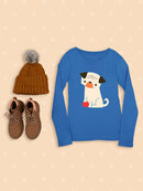 Dog With A Ball T-shirt -Jay Fleck Designs