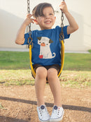 Dog With A Ball T-shirt -Jay Fleck Designs