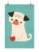 Dog With A Ball Wall Art -Jay Fleck Designs