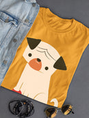 Dog With A Ball T-shirt -Jay Fleck Designs