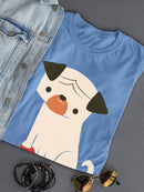 Dog With A Ball T-shirt -Jay Fleck Designs