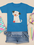 Dog With A Ball T-shirt -Jay Fleck Designs