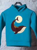 Giraffe On A Whale Hoodie -Jay Fleck Designs