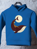 Giraffe On A Whale Hoodie -Jay Fleck Designs