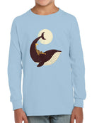 Giraffe On A Whale T-shirt -Jay Fleck Designs