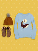 Giraffe On A Whale T-shirt -Jay Fleck Designs