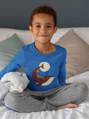 Giraffe On A Whale T-shirt -Jay Fleck Designs