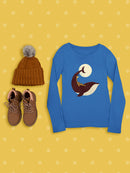 Giraffe On A Whale T-shirt -Jay Fleck Designs