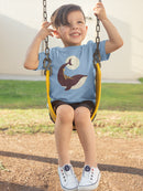 Giraffe On A Whale T-shirt -Jay Fleck Designs