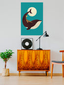 Giraffe On A Whale Wall Art -Jay Fleck Designs
