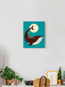 Giraffe On A Whale Wall Art -Jay Fleck Designs
