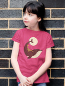 Giraffe On A Whale T-shirt -Jay Fleck Designs