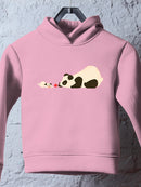 Panda And Dog Playing Hoodie -Jay Fleck Designs