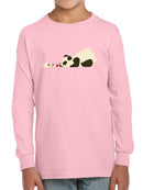 Panda And Dog Playing T-shirt -Jay Fleck Designs