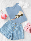 Panda And Dog Playing T-shirt -Jay Fleck Designs