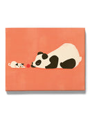 Panda And Dog Playing Wall Art -Jay Fleck Designs