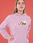 Panda And Dog Playing Hoodie or Sweatshirt -Jay Fleck Designs