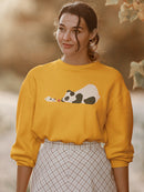 Panda And Dog Playing Hoodie or Sweatshirt -Jay Fleck Designs