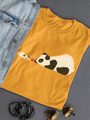 Panda And Dog Playing T-shirt -Jay Fleck Designs