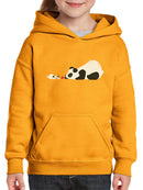 Panda And Dog Playing Hoodie -Jay Fleck Designs