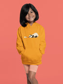 Panda And Dog Playing Hoodie -Jay Fleck Designs