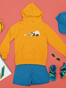 Panda And Dog Playing Hoodie -Jay Fleck Designs