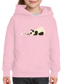 Panda And Dog Playing Hoodie -Jay Fleck Designs