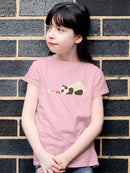 Panda And Dog Playing T-shirt -Jay Fleck Designs