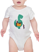 Dinosaur With Puppies Bodysuit -Jay Fleck Designs