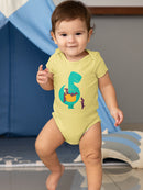 Dinosaur With Puppies Bodysuit -Jay Fleck Designs