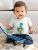 Dinosaur With Puppies Bodysuit -Jay Fleck Designs