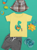 Dinosaur With Puppies Bodysuit -Jay Fleck Designs