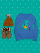 Dinosaur With Puppies T-shirt -Jay Fleck Designs