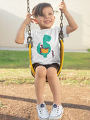 Dinosaur With Puppies T-shirt -Jay Fleck Designs