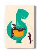 Dinosaur With Puppies Wall Art -Jay Fleck Designs
