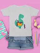 Dinosaur With Puppies T-shirt -Jay Fleck Designs