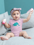 Elephant With Penguins Bodysuit -Jay Fleck Designs