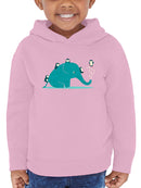 Elephant With Penguins Hoodie -Jay Fleck Designs