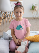 Elephant With Penguins T-shirt -Jay Fleck Designs