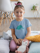 Elephant With Penguins T-shirt -Jay Fleck Designs