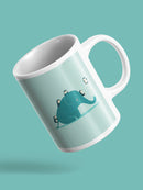Elephant With Penguins Mug -Jay Fleck Designs