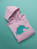 Elephant With Penguins Hoodie -Jay Fleck Designs