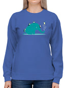 Elephant With Penguins Hoodie -Jay Fleck Designs