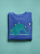 Elephant With Penguins Hoodie -Jay Fleck Designs