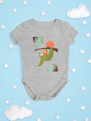 Momma Sloth And Baby Bodysuit -Jay Fleck Designs