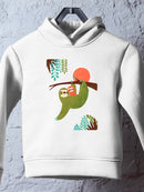 Momma Sloth And Baby Hoodie -Jay Fleck Designs