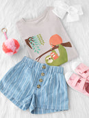 Momma Sloth And Baby T-shirt -Jay Fleck Designs