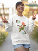 Momma Sloth And Baby Sweatshirt -Jay Fleck Designs