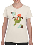 Momma Sloth And Baby T-shirt -Jay Fleck Designs